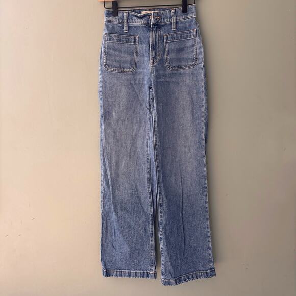 Madewell Denim - Madewell Perfect Vintage Wide Leg Jeans Size 23